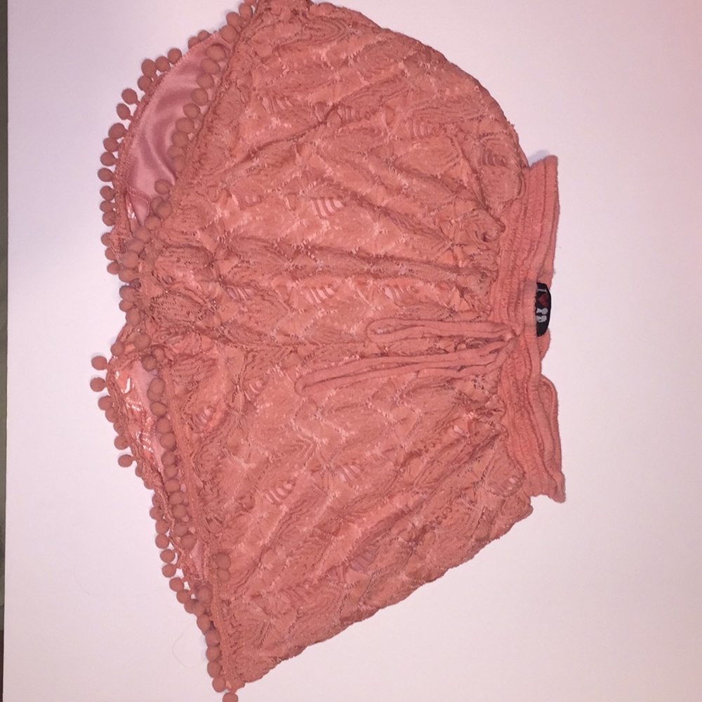 Boy Meets Girl Peach Shorts